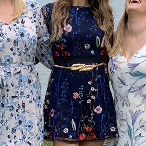 Floral Embroidered Dress